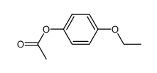 1-acetoxy-4-ethoxy-benzene结构式