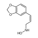N-[3-(1,3-benzodioxol-5-yl)prop-2-enyl]hydroxylamine Structure