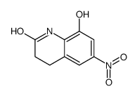 8-hydroxy-6-nitro-3,4-dihydro-1H-quinolin-2-one structure