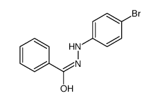 Benzoic acid 2-(p-bromophenyl)hydrazide结构式