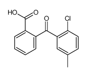 2-(2-chloro-5-methylbenzoyl)benzoic acid结构式