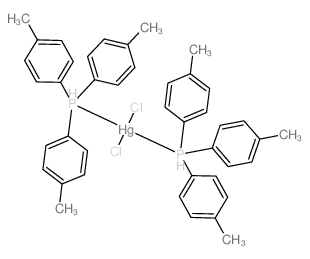 dichloromercury,tris(4-methylphenyl)phosphanium Structure