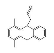 2-(1,4-dimethyl-9,10-[1,2]benzenoanthracen-9(10H)-yl)acetaldehyde Structure