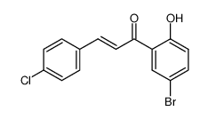 1-(5-bromo-2-hydroxyphenyl)-3-(4-chlorophenyl)prop-2-en-1-one Structure