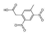 (5-methyl-2,4-dinitro-phenyl)-acetic acid Structure