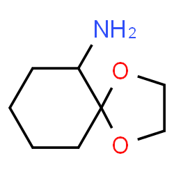 1,4-Dioxaspiro[4.5]decan-6-amine结构式