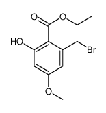 ethyl 2-(bromomethyl)-6-hydroxy-4-methoxybenzoate structure