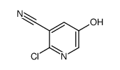 2-氯-5-羟基吡啶-3-甲腈结构式