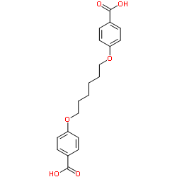 1,6-Bis(p-carboxyphenoxy)hexane structure