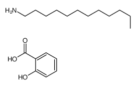 salicylic acid, compound with dodecylamine (1:1) structure