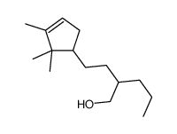 2,2,3-trimethyl-beta-propylcyclopent-3-ene-1-butanol结构式