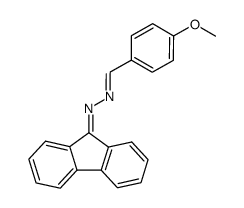 (E)-1-(9H-fluoren-9-ylidene)-2-(4-methoxybenzylidene)hydrazine结构式