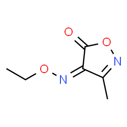 4,5-Isoxazoledione,3-methyl-,4-(O-ethyloxime)(9CI)结构式
