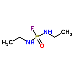 Bis(ethylamino)fluorophosphine oxide结构式