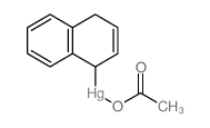 acetyloxy(1,4-dihydronaphthalen-1-yl)mercury结构式