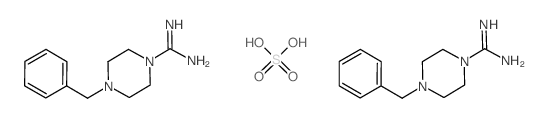 4-苄基哌嗪-1-甲脒结构式