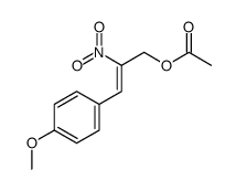[(Z)-3-(4-methoxyphenyl)-2-nitroprop-2-enyl] acetate Structure