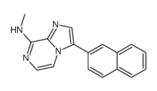 N-methyl-3-naphthalen-2-ylimidazo[1,2-a]pyrazin-8-amine Structure