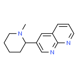 1,8-Naphthyridine,3-(1-methyl-2-piperidinyl)-(9CI)结构式