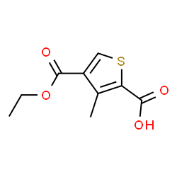 2,4-Thiophenedicarboxylicacid,3-methyl-,4-ethylester(9CI) structure