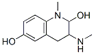 Carbostyril, 3,4-dihydro-6-hydroxy-1-methyl-3-(methylamino)- (8CI)结构式