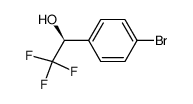 (αS)-4-Bromo-α-(trifluoromethyl)benzenemethanol Structure