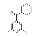 cyclohexyl(2,6-dimethylpyridin-4-yl)methanone结构式