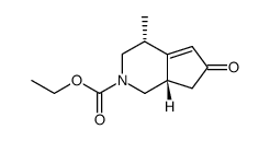 ethyl rel(4R,7aS)-1,2,3,4,7,7a-hexahydro-4-methyl-6-oxo-6H-2-pyrindin-2-carboxylate Structure