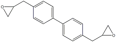 4,4'-bis(oxiran-2-ylmethyl)-1,1'-biphenyl结构式