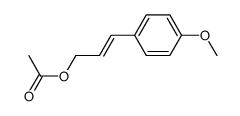 acetic acid (E)-3-(4-methoxy-phenyl)-allyl ester Structure