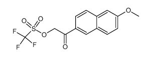 6'-methoxy-2'-naphthacyl triflate结构式