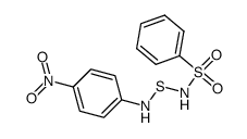 N-Phenylsulfonyl-N'-p-nitrophenylsulfoxylamide Structure