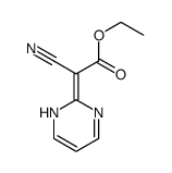 ethyl 2-cyano-2-(1H-pyrimidin-2-ylidene)acetate Structure