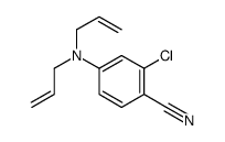 4-[bis(prop-2-enyl)amino]-2-chlorobenzonitrile Structure