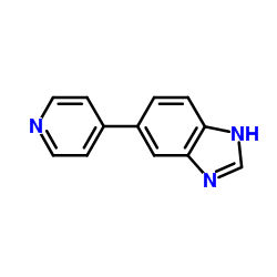 1H-Benzimidazole,5-(4-pyridinyl)-(9CI) structure