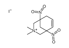 3,3-dimethyl-1,5-dinitro-3-azoniabicyclo[3.3.1]non-6-ene,iodide结构式