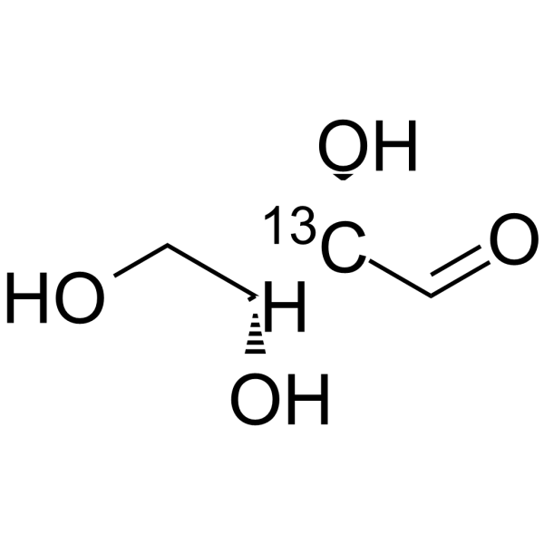 D-Erythrose-2-13C Structure