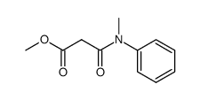 methyl 3-(N-methyl-N-phenylamino)-3-oxopropanoate结构式