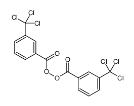 [3-(trichloromethyl)benzoyl] 3-(trichloromethyl)benzenecarboperoxoate Structure