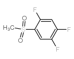 1,2,4-Trifluoro-5-(methylsulfonyl)benzene结构式