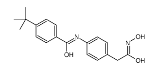 4-tert-butyl-N-[4-[2-(hydroxyamino)-2-oxoethyl]phenyl]benzamide结构式