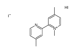 1,4-dimethyl-2-(4-methylpyridin-1-ium-2-yl)pyridin-1-ium,diiodide Structure