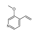 4-ethenyl-3-methoxypyridine结构式