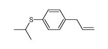 p-(allyl)phenyl i-propyl sulphide结构式