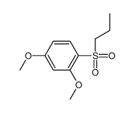 2,4-dimethoxy-1-propylsulfonylbenzene结构式