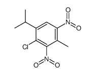2-chloro-1-isopropyl-4-methyl-3,5-dinitro-benzene结构式