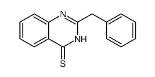 2-benzyl-4(3H)-quinazolinethione结构式