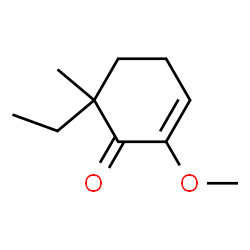 -delta-2-Cyclohexenone,5-ethyl-3-methoxy-5-methyl- structure
