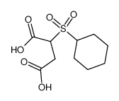 cyclohexanesulfonyl-succinic acid Structure