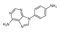 9-(4-aminophenyl)purin-6-amine Structure